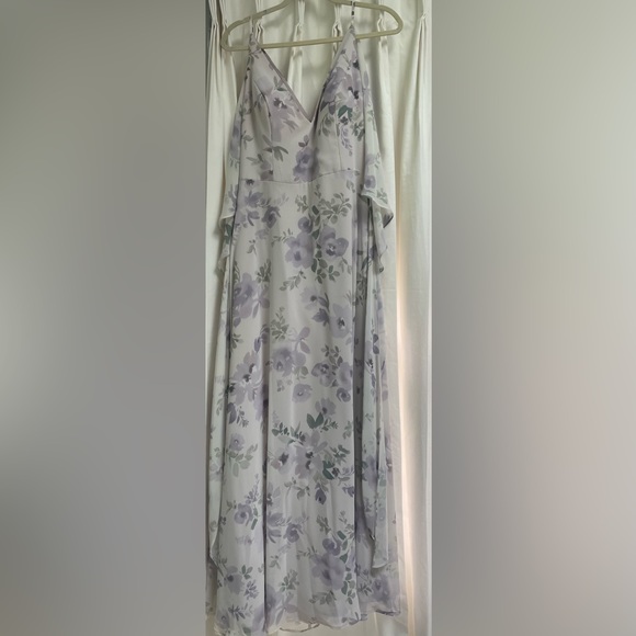 Jenny Yoo Dresses | Jenny Yoo Bridesmaid Dress Dani Print | Color: Purple | Size: 16 | Eareda's Closet